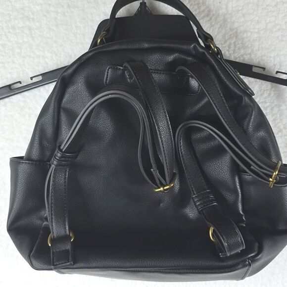 Style & Co. Black Faux Leather  Backpack - Picture 9 of 17